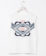 【カヒコ】【UVカット加工】カイケアノースリーブトップス