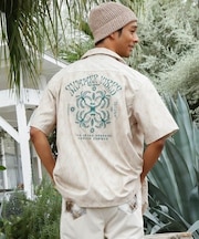 【カヒコ】アンダーセンメンズ開襟シャツ【SURF&Palms】