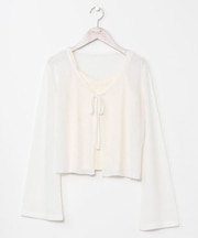 【カヒコ】オルオルキャミソール＆カーディガン2点セット