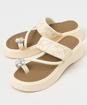 【カヒコ】キラプルメリアサンダル