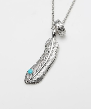 【カヒコ】メンズリーフラインネックレス