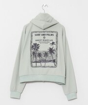 【カヒコ】キカウアジップアップパーカー【SURF&Palms】