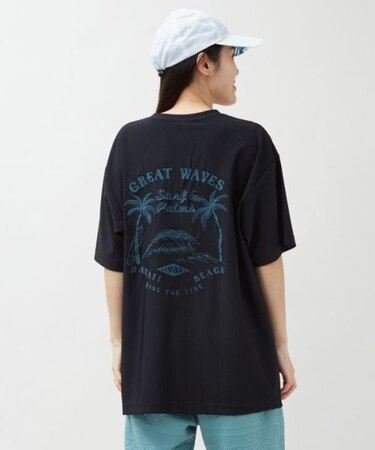 【カヒコ】【UVカット加工】マナレメンズＴシャツ【SURF&Palms】