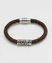 【カヒコ】メンズナルカイレザーブレス