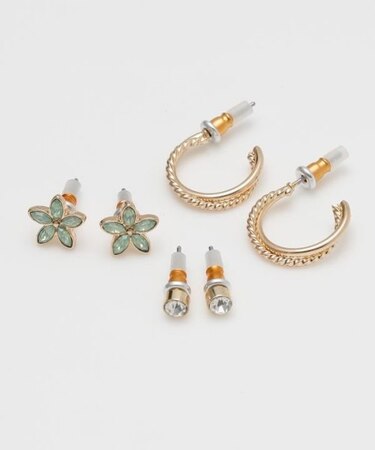 【カヒコ】レイフラワーセットピアス