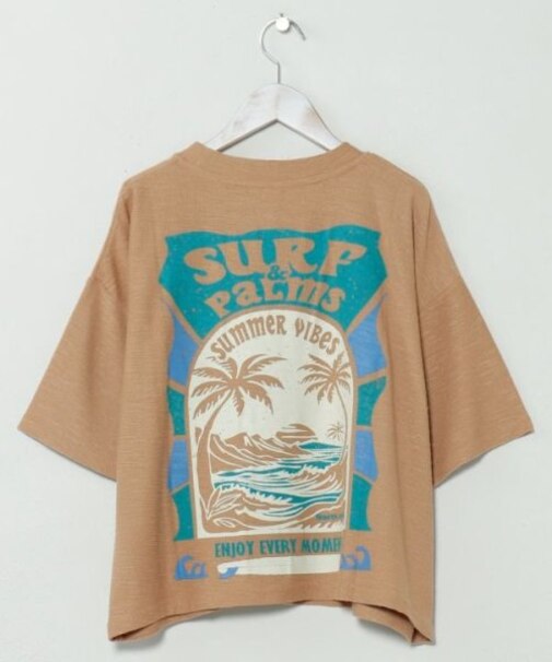 【カヒコ】ビーチリーＴシャツ【SURF&Palms】