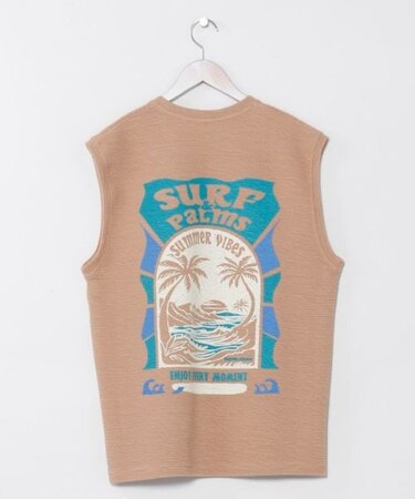 【カヒコ】ビーチリーメンズタンクトップ【SURF&Palms】