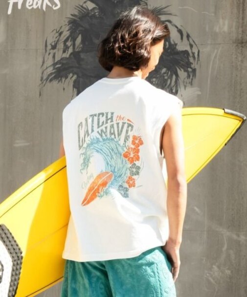 【カヒコ】マニュエルメンズタンクトップ【SURF&Palms】