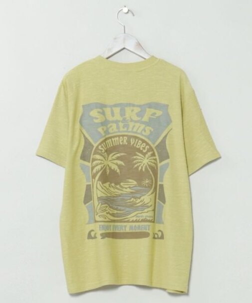 【カヒコ】ビーチリーメンズＴシャツ【SURF&Palms】