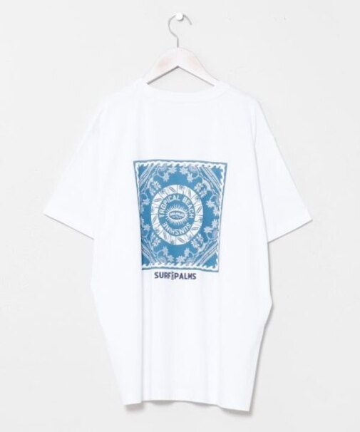 【カヒコ】【UVカット加工】アラホウメンズTシャツ【SURF&Palms】