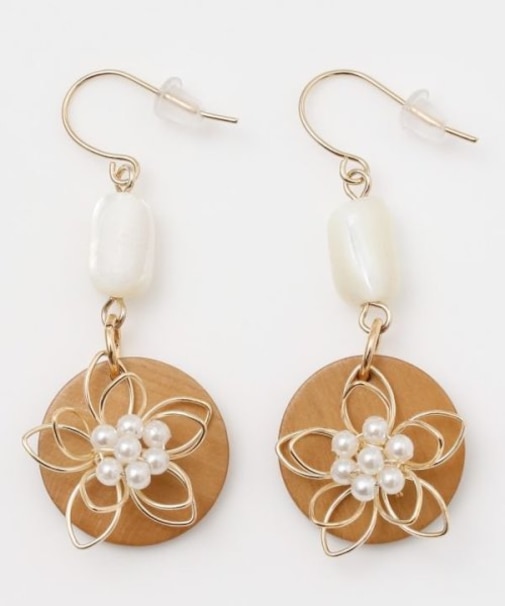 【カヒコ】プアウッドピアス