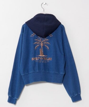 【カヒコ】カホアジップパーカー【SURF&Palms】