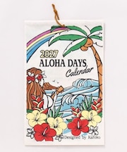 【カヒコ】【2027年カレンダー】ALOHA DAYS