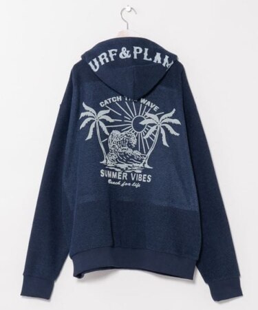【カヒコ】リンチメンズフードトップス【SURF&Palms】