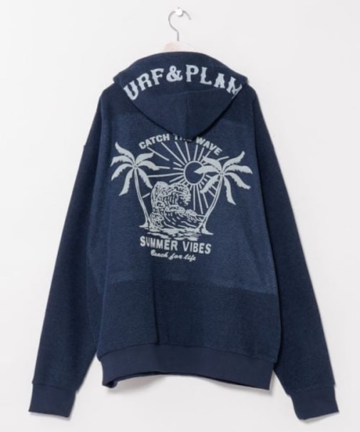 【カヒコ】リンチメンズフードトップス【SURF&Palms】