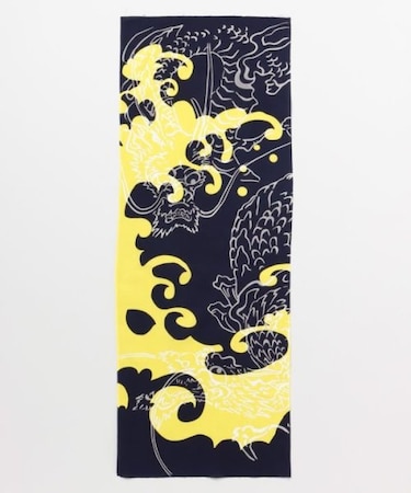 【カヤ】重ね龍手拭