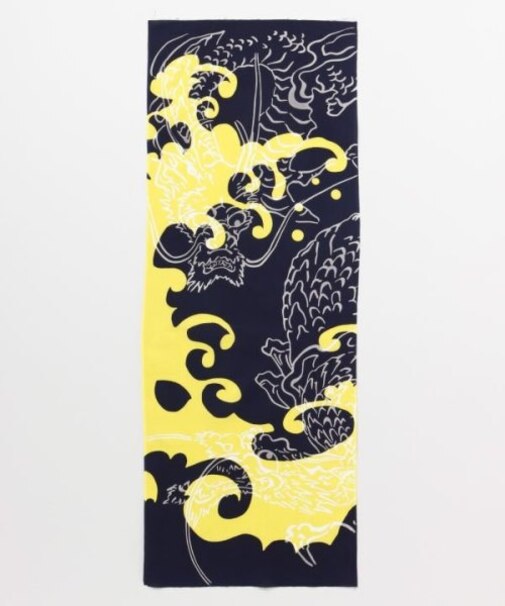 【カヤ】重ね龍手拭