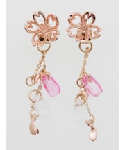 【カヤ】花雫ピアス