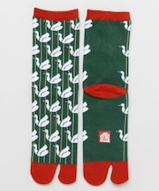 【カヤ】スワンレトロ足袋型くつ下（23-25ｃｍ）