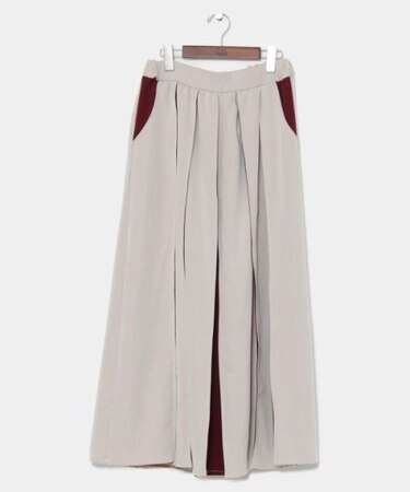 【カヤ】隠れ色八掛スカート