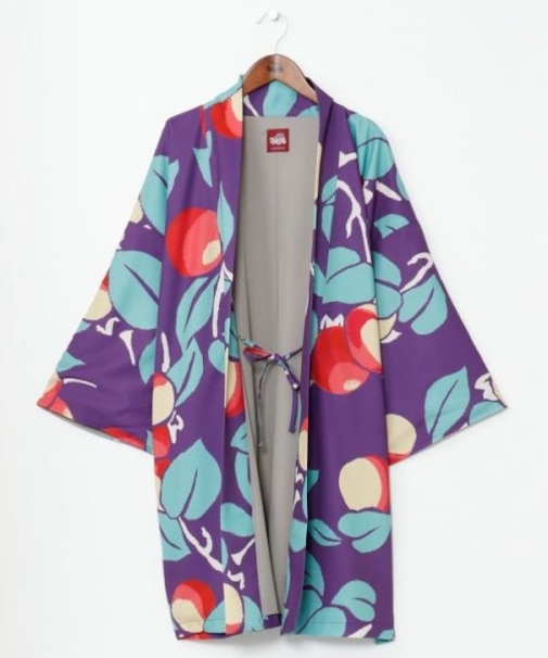 【カヤ】花時銘仙羽織