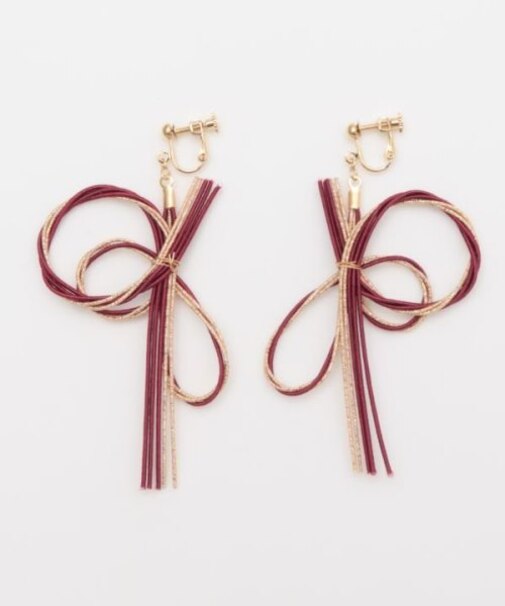 【カヤ】結び和重ねイヤリング