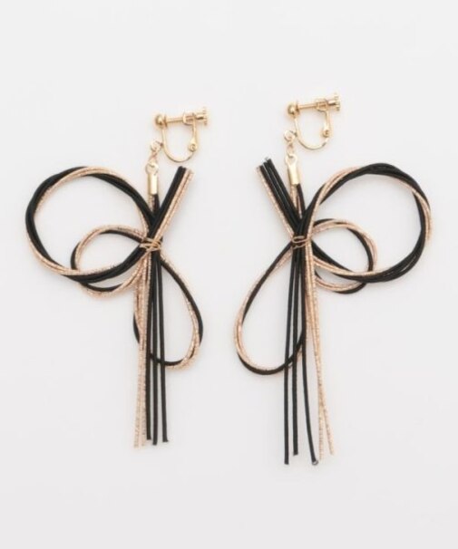 【カヤ】結び和重ねイヤリング