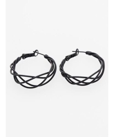 【カヤ】重ね捻りピアス