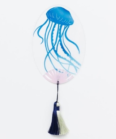 【カヤ】夏の透明うちわ