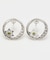 【カヤ】白金縁ピアス