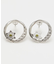 【カヤ】白金縁ピアス