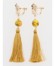 【カヤ】桔梗和玉イヤリング