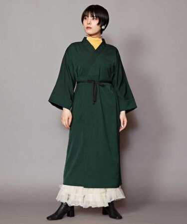 【カヤ】和の狭衣ワンピース