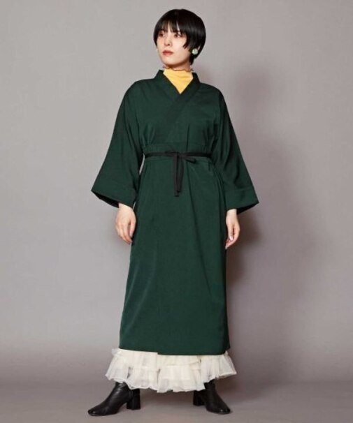 【カヤ】和の狭衣ワンピース
