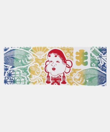 【カヤ】彩り熊手手拭