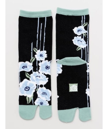 【カヤ】雨縞椿足袋（23-25cm）