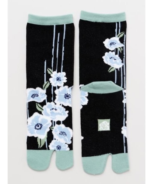 【カヤ】雨縞椿足袋（23-25cm）