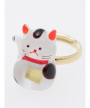 【カヤ】ガラス守りリング