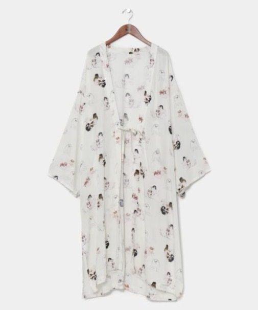 【カヤ】【ＵＶカット加工】浮世絵羽織