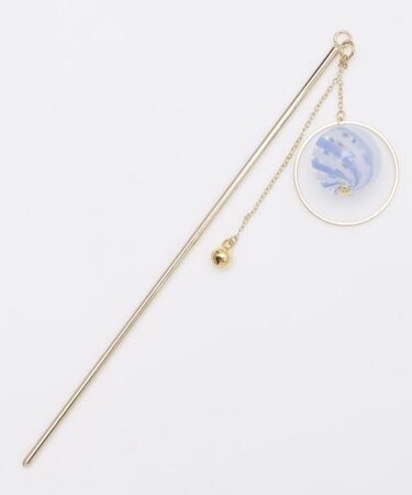 【カヤ】揺れヨーヨーかんざし