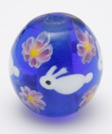 【カヤ】兎とんぼ玉２ｃｍ