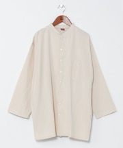 【カヤ】麻の書生メンズシャツ