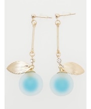 【カヤ】透かし色丸ピアス