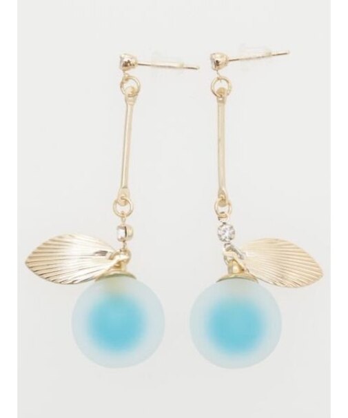 【カヤ】透かし色丸ピアス