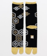 【カヤ】亀甲 足袋型くつ下(25-28cm)