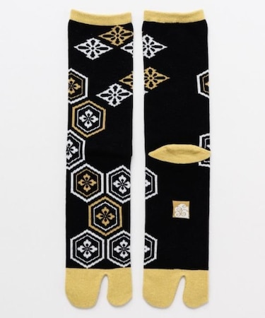 【カヤ】亀甲 足袋型くつ下（25-28cm）