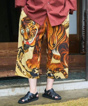 【カヤ】倭の絵メンズパンツ