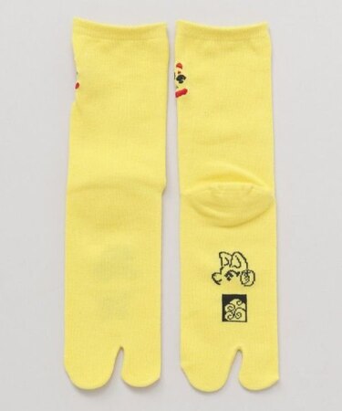 【カヤ】《中村杏子×倭物やカヤ》おきつね足袋23-25cm