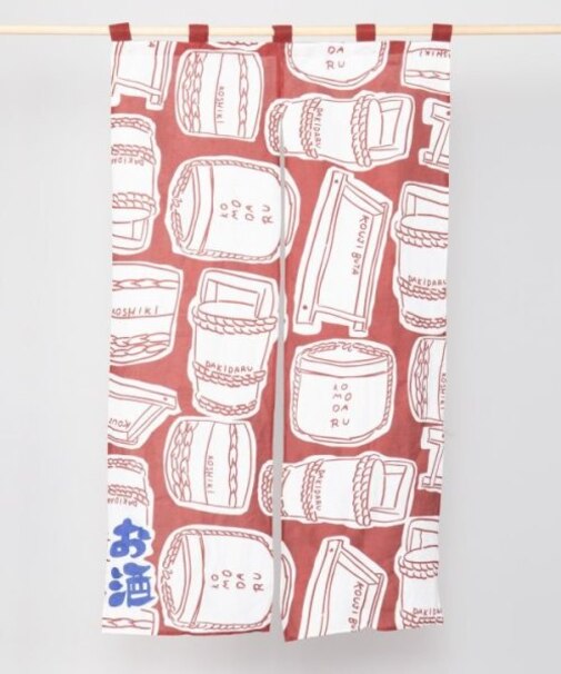 【カヤ】酒道具長暖簾