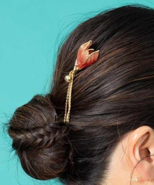 【カヤ】蕾ほころび簪